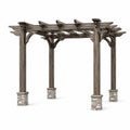 Pergola en Bois avec Base en Pierre - 2026