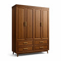Armoire en Bois avec 4 Portes et 4 Tiroirs Brun - 2026
