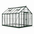 Serre de jardin en aluminium et verre trempé 300x250x220 cm vert - 2026