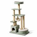 Arbre à chat en sisal et tissu avec hamac et niche - 2026