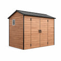 Abri de jardin en résine composite Marron Noir - 2026
