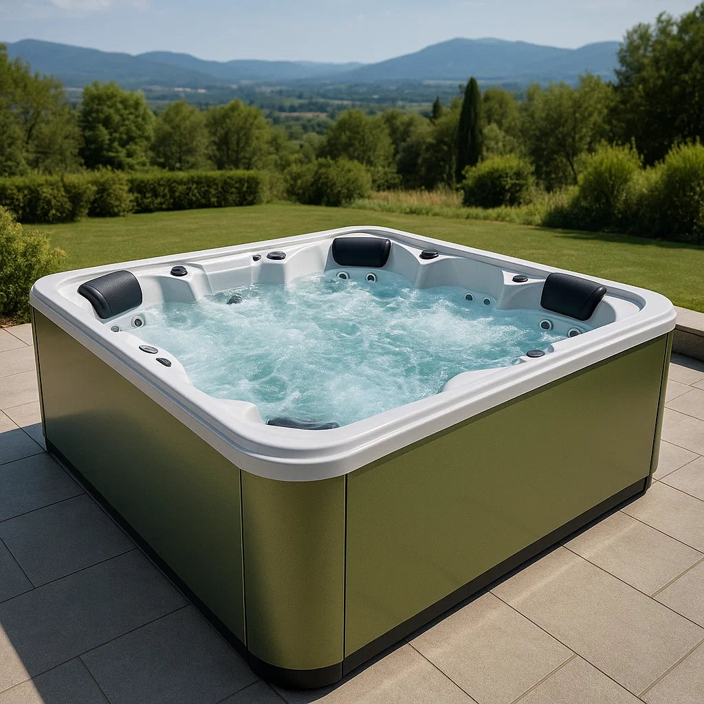 Spa extérieur 6 places acrylique Vert - 2026