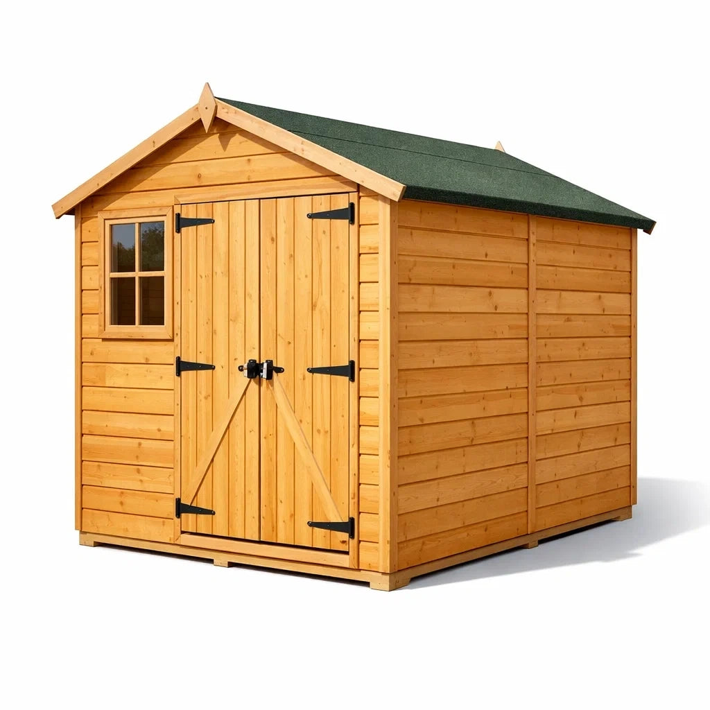 Abri de jardin en bois avec toit double pente et fenêtre 300x240x210 cm - 2026