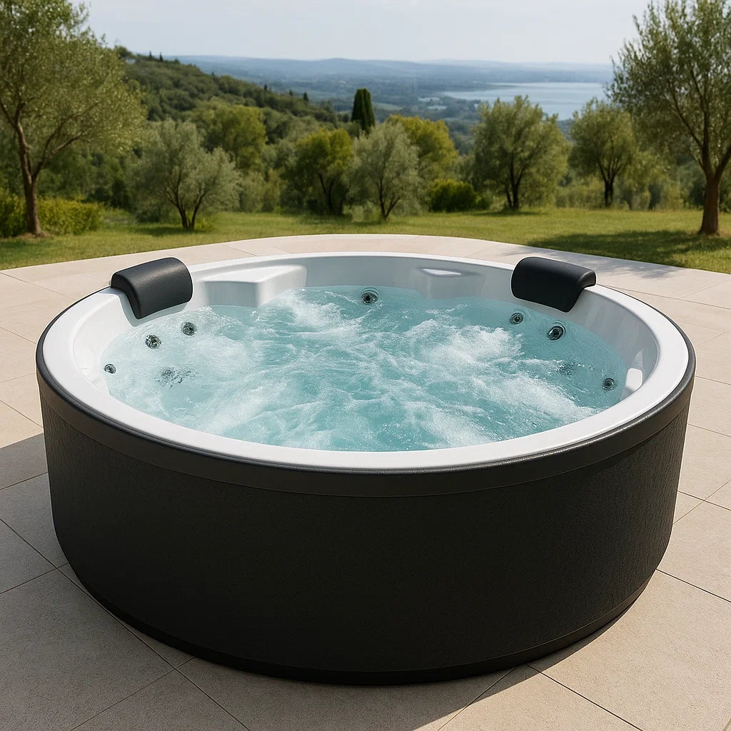 Spa Jacuzzi Rond Extérieur 4 Places en Acrylique avec Jets - 2026