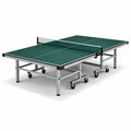Table de chevet en mdf et acier vert avec roues 274x152.5X76 cm - 2026