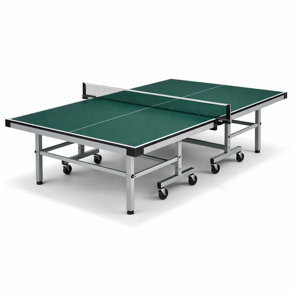 Table de chevet en mdf et acier vert avec roues 274x152.5X76 cm - 2026