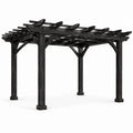 Pergola en bois noir 300x400cm - 2026