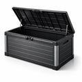 Coffre de rangement de jardin en polypropylène noir 120x45x60 cm - 2026