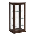 Vitrine en bois et verre trempé Marron - 2026