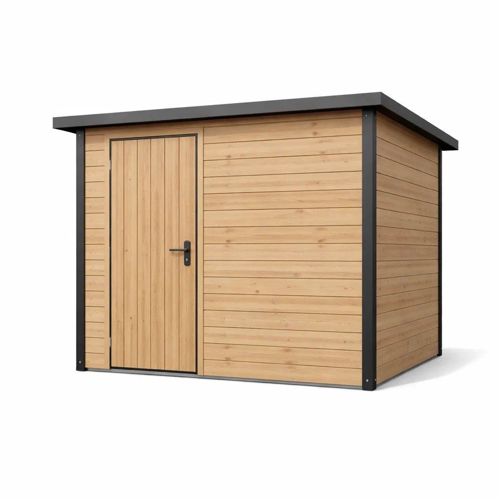 Abri de jardin en bois et métal - 2026
