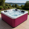 Spa carré 6 places Acrylique Violet - 2026