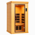 Cabine de sauna infrarouge en bois de cèdre avec porte en verre trempé - 2026