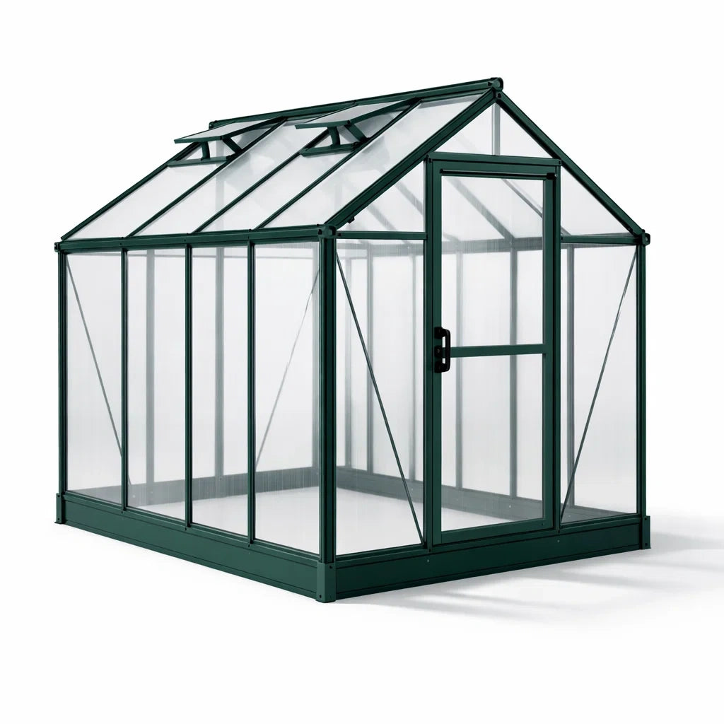 Serre en aluminium et polycarbonate transparent 250 x 190 x 195 cm - 2026