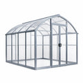 Serre en aluminium et polycarbonate 4 mm Argent 250x185x209 cm - 2026