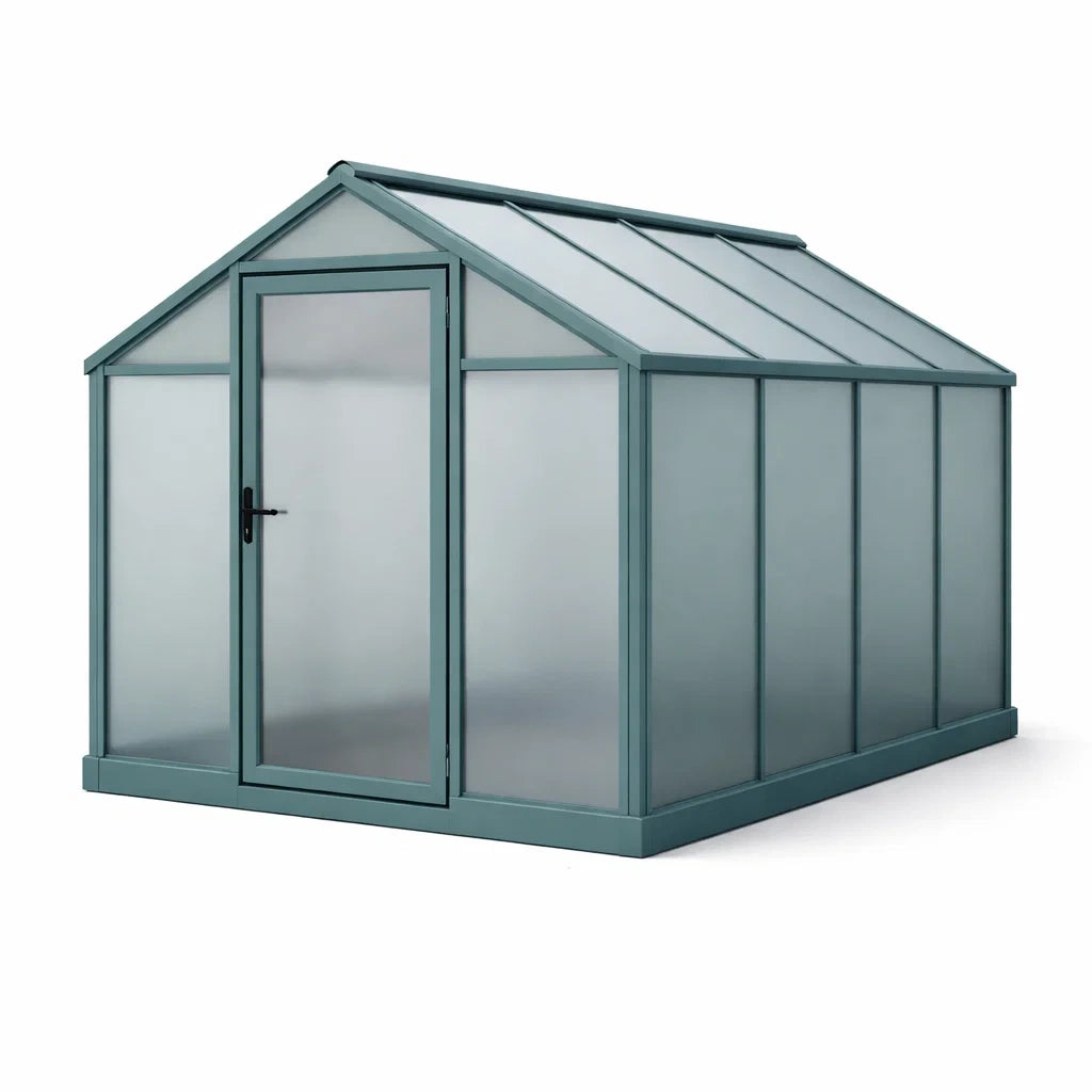 Serre en aluminium avec panneaux en polycarbonate - 2026