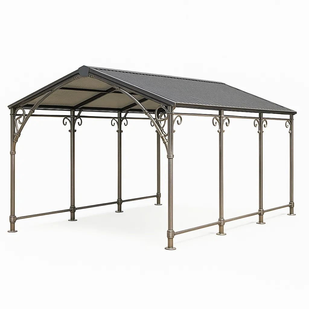 Carport en métal et polycarbonate - 2026
