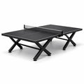 Table de chevet en métal noir avec surface en mdf 274x152.5X76 cm - 2026