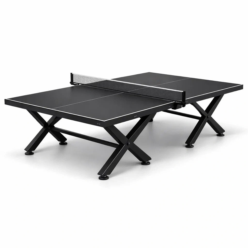 Table de chevet en métal noir avec surface en mdf 274x152.5X76 cm - 2026