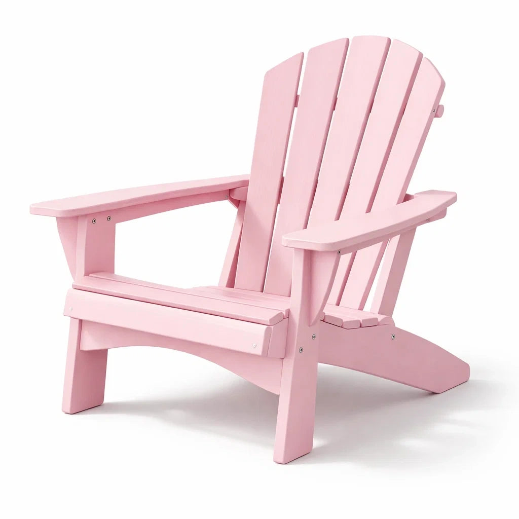 Chaise adirondack en bois composite rose 75x85x90 cm - 2026