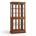 Vitrine en bois avec portes vitrées - 2026