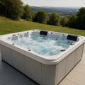 Jacuzzi extérieur 6 places acrylique Blanc/Gris 210x210x90 cm - 2026