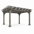 Pergola en bois gris 4m x 3m - 2026