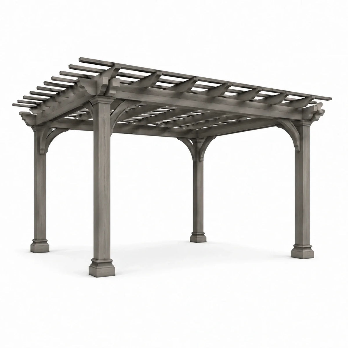 Pergola en bois gris 4m x 3m - 2026