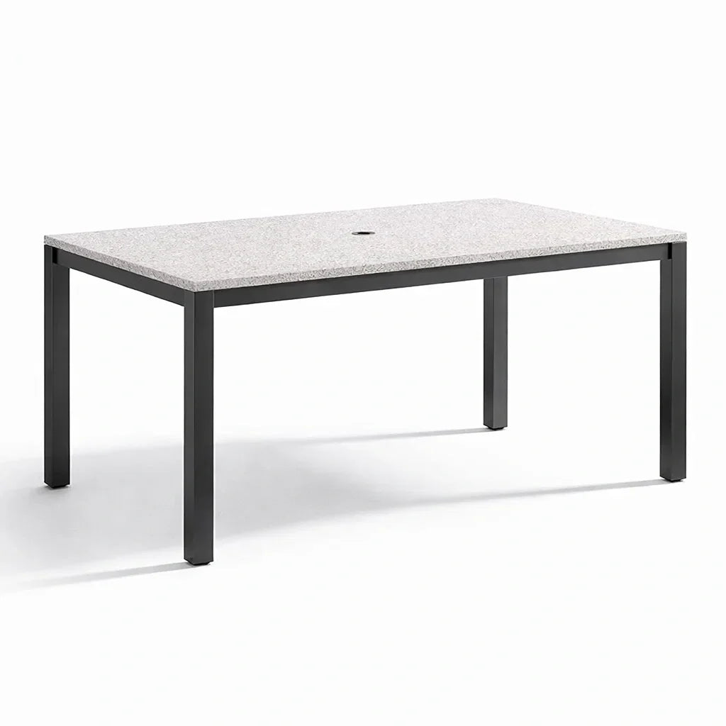 Table de Jardin en Aluminium et Granit 200x100x75 cm - 2026