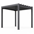 Pergola en aluminium 3x3 m gris anthracite - 2026