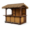 Kiosque bar de jardin en bois et paille - 2026