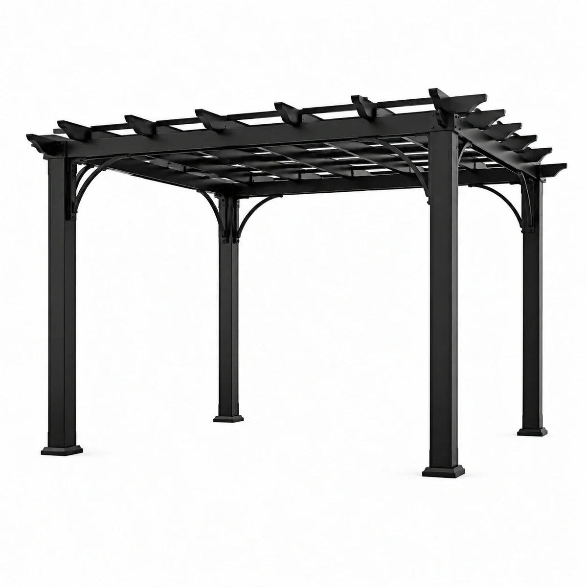 Pergola en aluminium noire 3x4 m - 2026