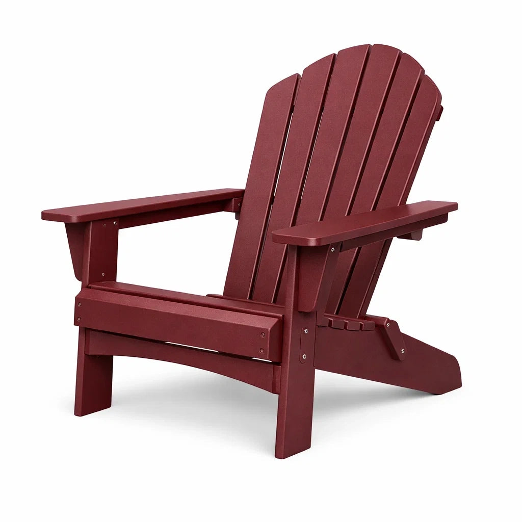 Chaise adirondack en polyéthylène rouge - 2026
