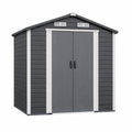 Abri de jardin en plastique polypropylène gris anthracite 185x152x226 cm - 2026