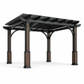 Pergola de jardin en métal et bois 3x4m - 2026