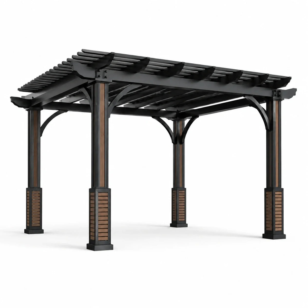 Pergola de jardin en métal et bois 3x4m - 2026