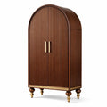 Armoire en bois avec poignées dorées - 2026