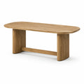 Table à manger en bois de chêne massif 200x100x75 cm - 2026