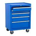 Chariot d'Atelier en métal 5 tiroirs avec roulettes bleu - 2026