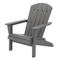 Chaise adirondack d'extérieur en bois composite gris - 2026
