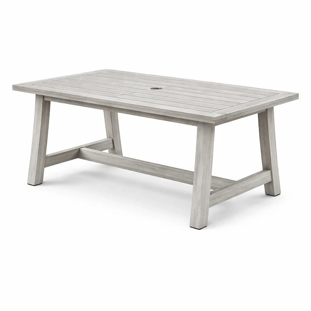 Table en bois composite gris - 2026