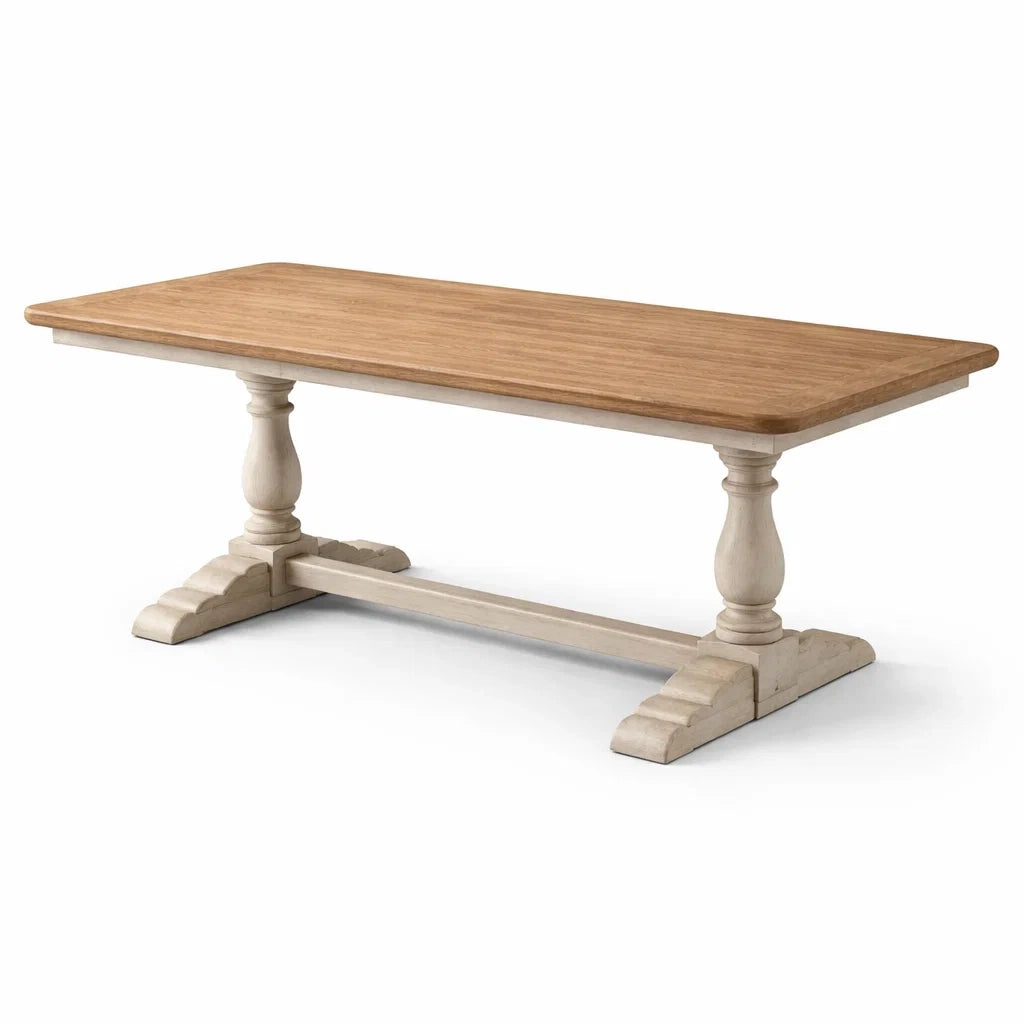 Table rectangulaire en bois massif - 2026