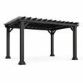 Pergola en aluminium noir 300 x 400 cm - 2026