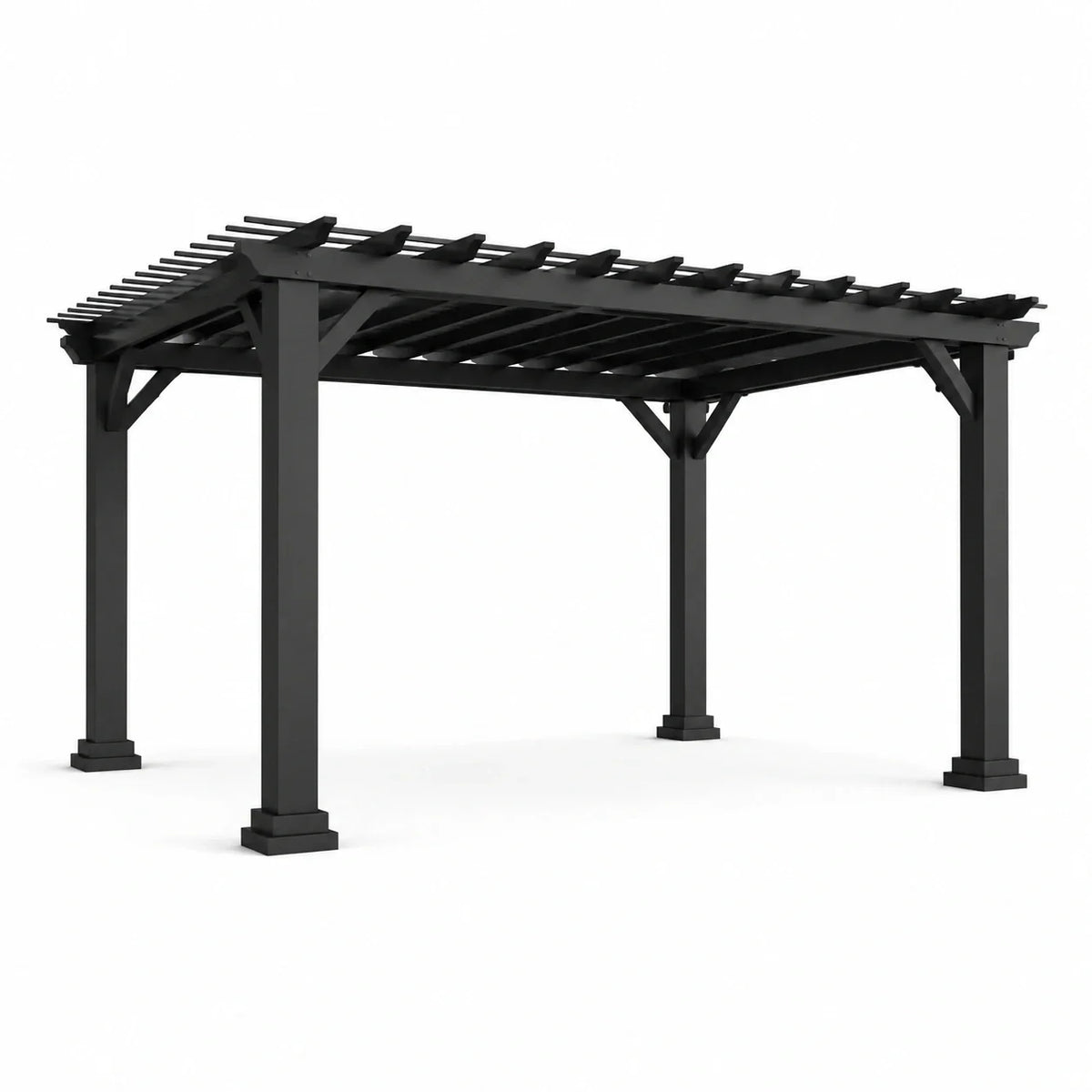 Pergola en aluminium noir 300 x 400 cm - 2026
