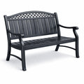 Banc en aluminium noir - 2026