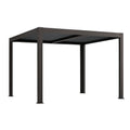 Pergola en aluminium gris 300x300x230 cm - 2026