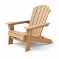 Chaise adirondack en polyéthylène effet bois clair - 2026