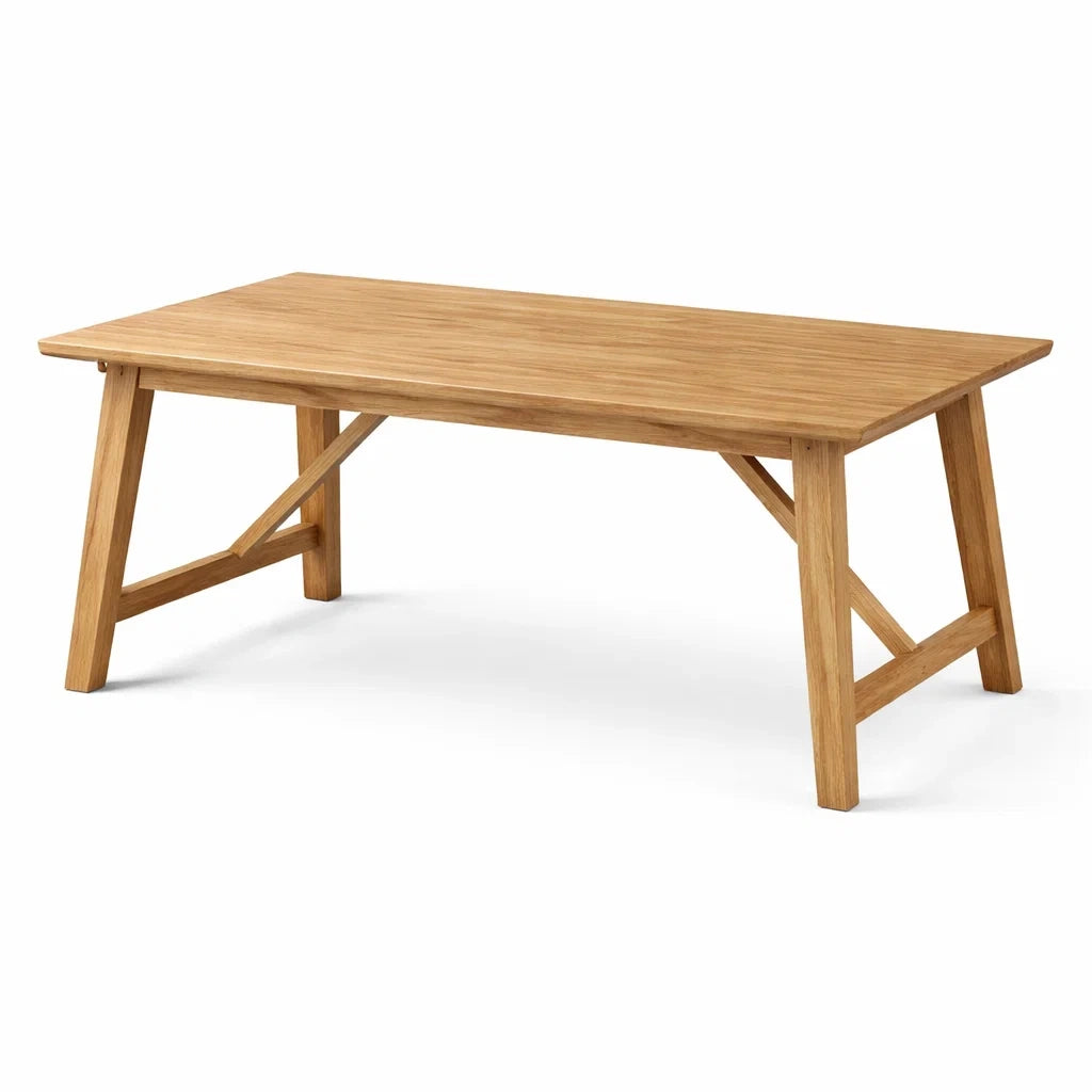 Table rectangulaire en bois 180x90x75 cm - 2026