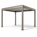 Pergola de jardin en aluminium avec panneaux réglables - 2026