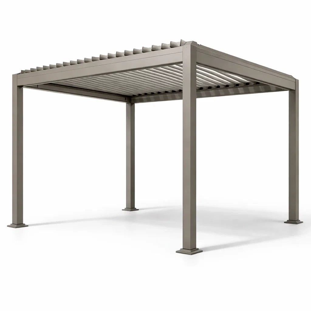 Pergola de jardin en aluminium avec panneaux réglables - 2026