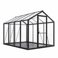 Serre en aluminium et polycarbonate noire 250x190x195 cm - 2026
